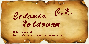 Čedomir Moldovan vizit kartica